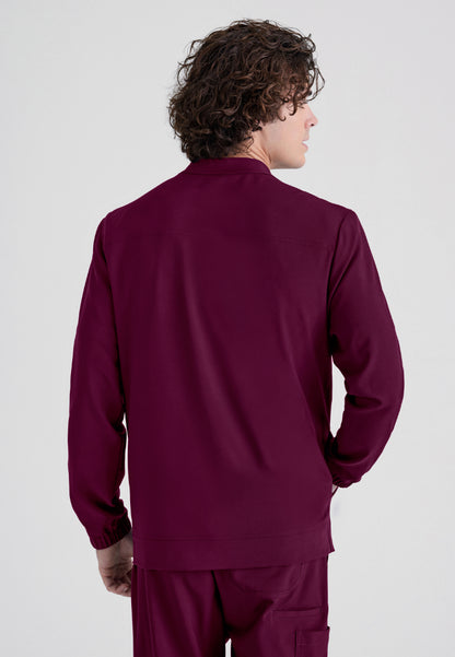 Cycle 3-Pocket Warm-Up Jacket - Wine