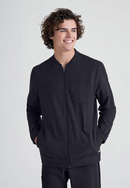 Cycle 3-Pocket Warm-Up Jacket - Steel