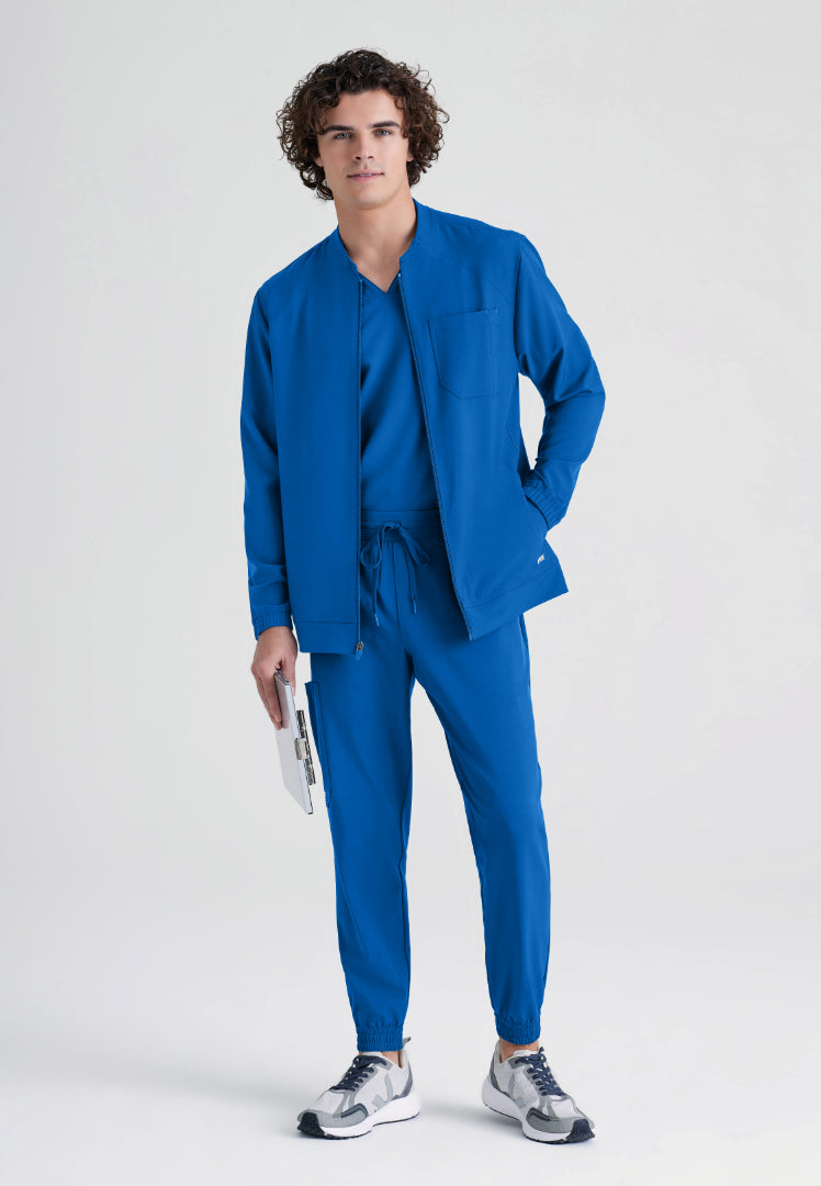 Cycle 3-Pocket Warm-Up Jacket - New Royal