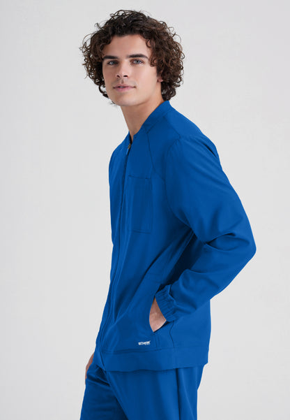 Cycle 3-Pocket Warm-Up Jacket - New Royal