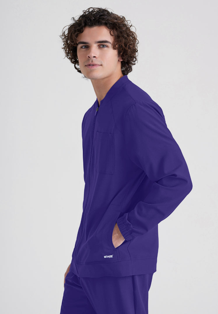Cycle 3-Pocket Warm-Up Jacket - New Grape