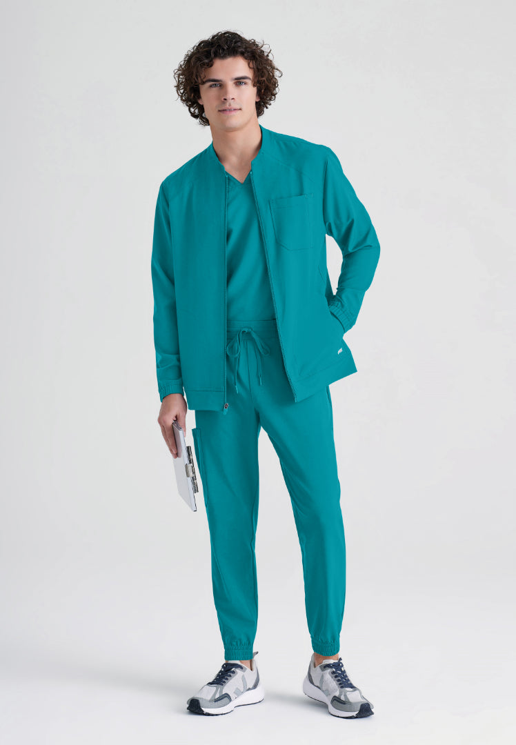 Cycle 3-Pocket Warm-Up Jacket - Teal