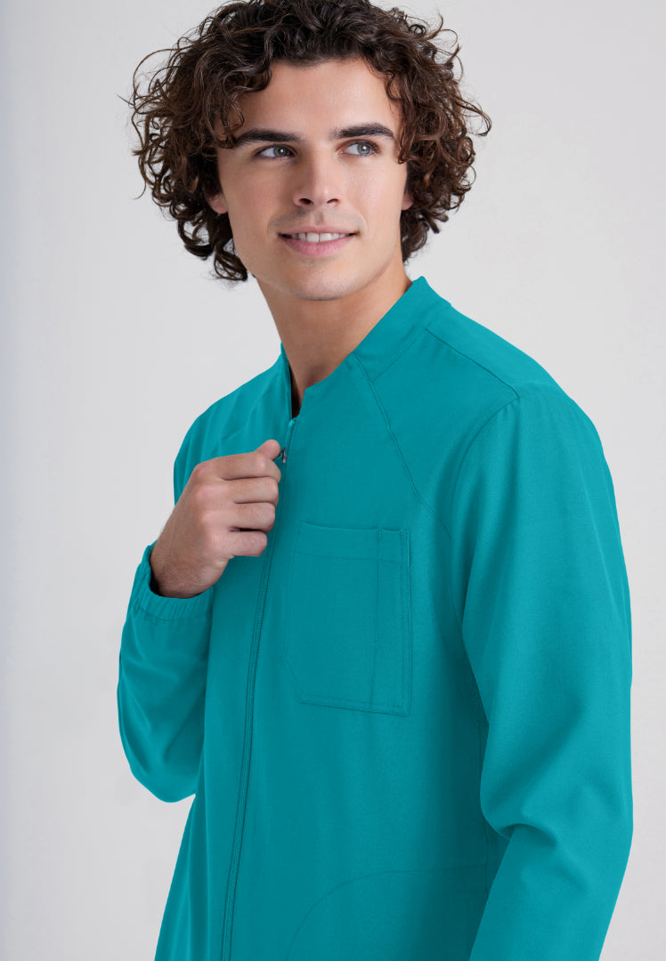 Cycle 3-Pocket Warm-Up Jacket - Teal