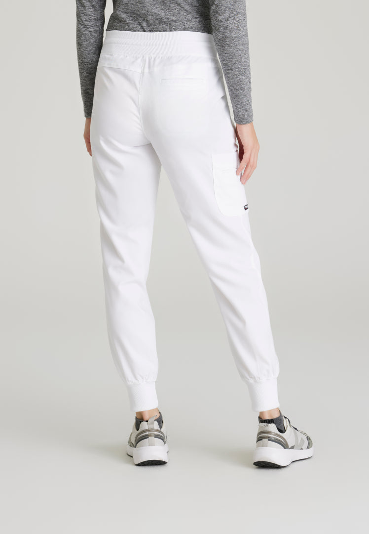 Pantalon de jogging taille mi-haute Eden à 5 poches - Noir