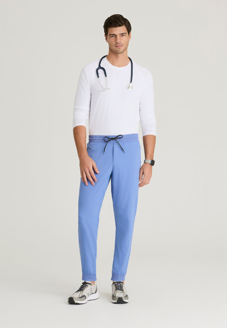 Murphy 5-Pocket Jogger Scrub Pant - Ciel
