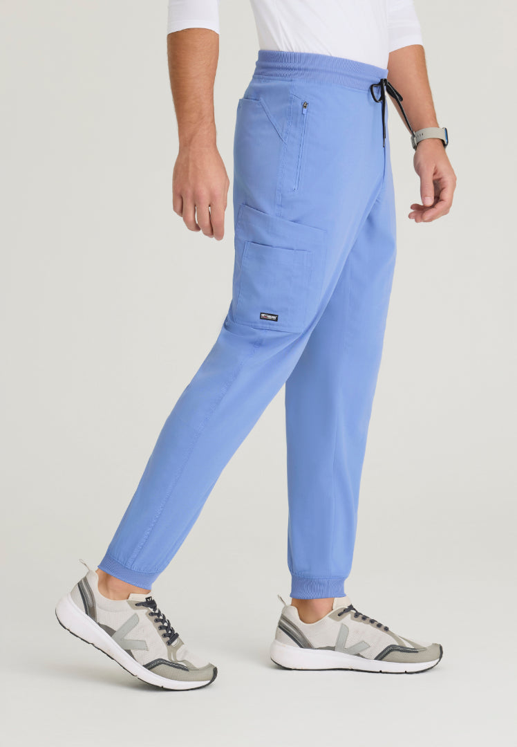 Murphy 5-Pocket Jogger Scrub Pant - Ciel
