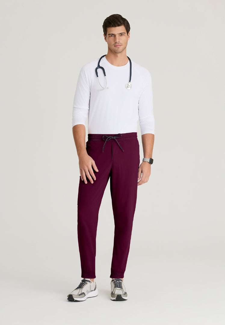 Murphy 5-Pocket Jogger Scrub Pant - Wine