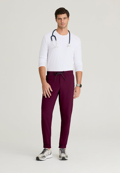Murphy 5-Pocket Jogger Scrub Pant - Wine