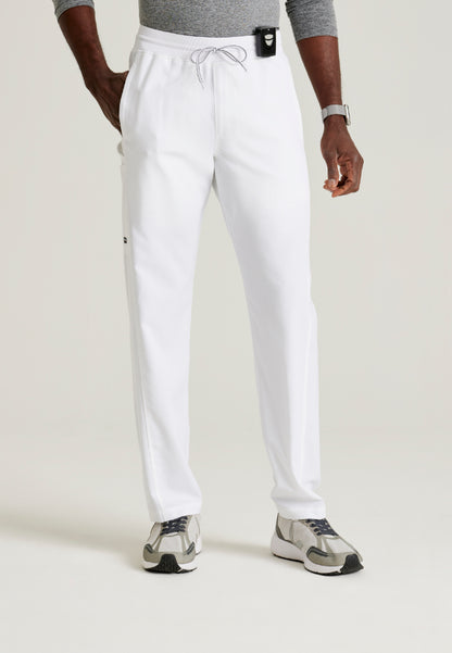 Hudson 6-Pocket Scrub Pant - White