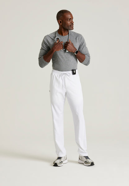 Hudson 6-Pocket Scrub Pant - White