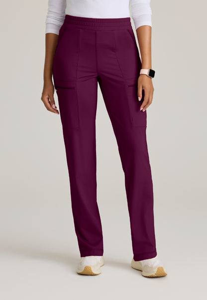 Momentum 6-Pocket Straight Leg Pant - Wine