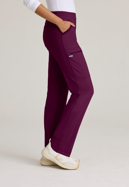 Momentum 6-Pocket Straight Leg Pant - Wine