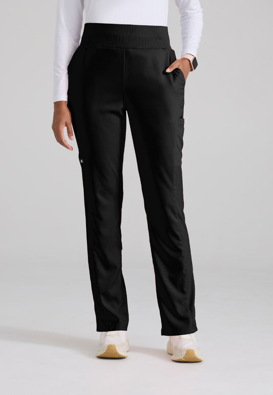 Renee 6-Pocket Cargo Scrub Pant - Black