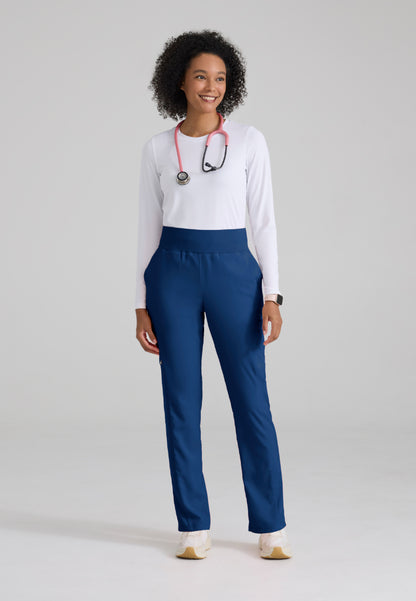 Pantalón médico cargo Renee de 6 bolsillos - Índigo