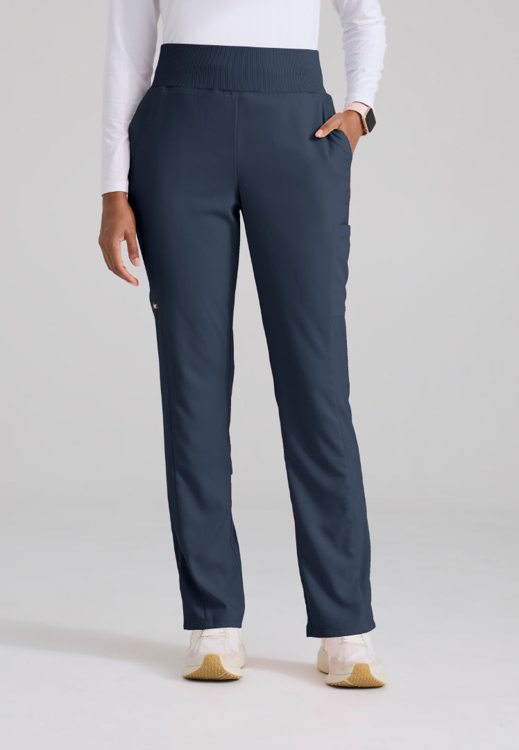 Renee 6-Pocket Cargo Scrub Pant - Steel