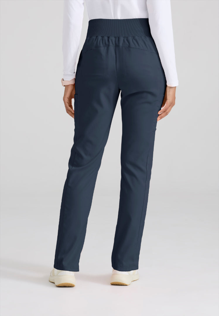 Renee 6-Pocket Cargo Scrub Pant - Steel