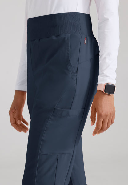 Renee 6-Pocket Cargo Scrub Pant - Steel