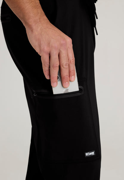 Focus 4-Pocket Slim Straight Pant - Black