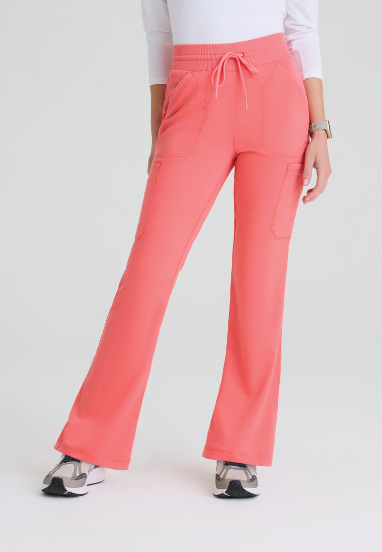 Kristi 7-Pocket Cargo Pant - Coral Bloom