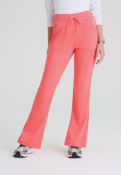 Kristi 7-Pocket Cargo Pant - Coral Bloom