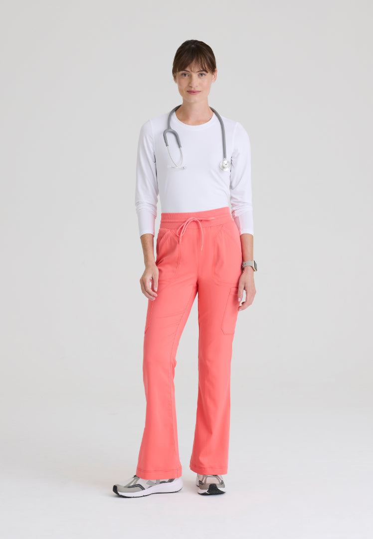 Kristi 7-Pocket Cargo Pant - Coral Bloom