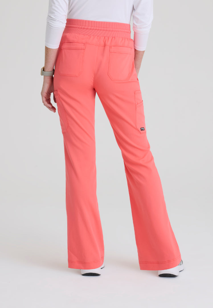 Kristi 7-Pocket Cargo Pant - Coral Bloom