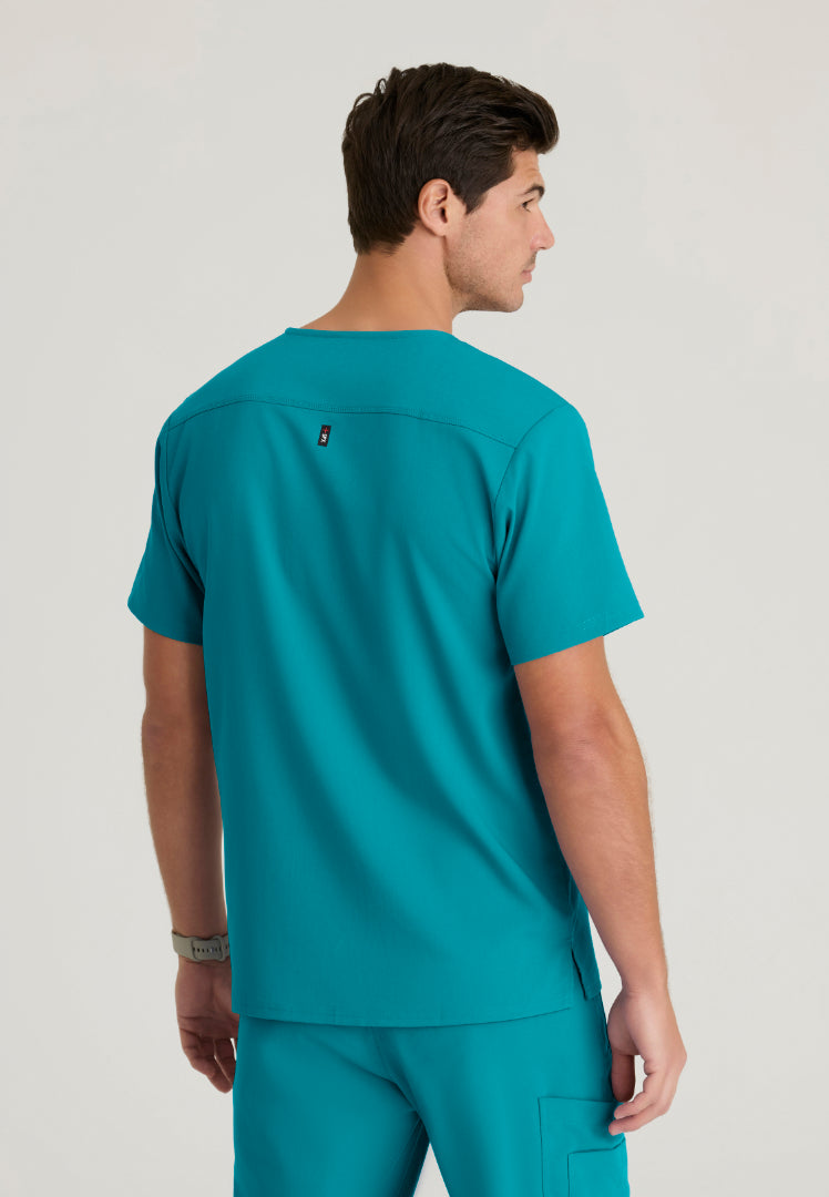 Murphy 2-Pocket V-Neck Scrub Top - Teal
