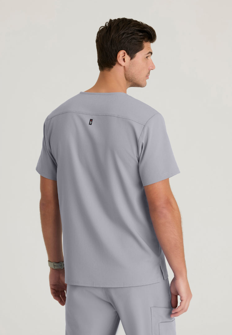 Murphy 2-Pocket V-Neck Scrub Top - Moonstruck