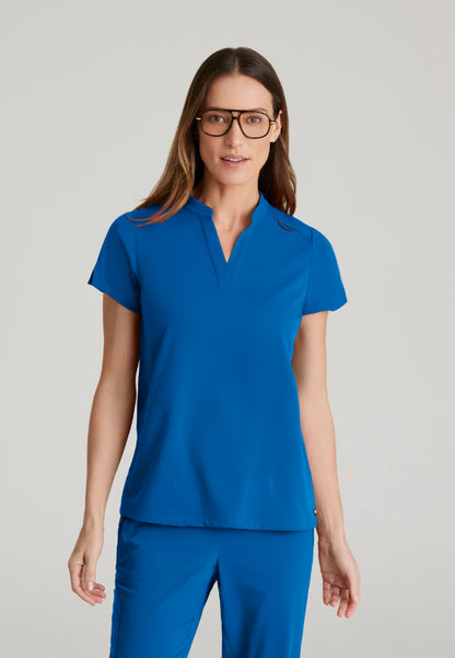 Blusa médica de dos bolsillos Avery - New Royal