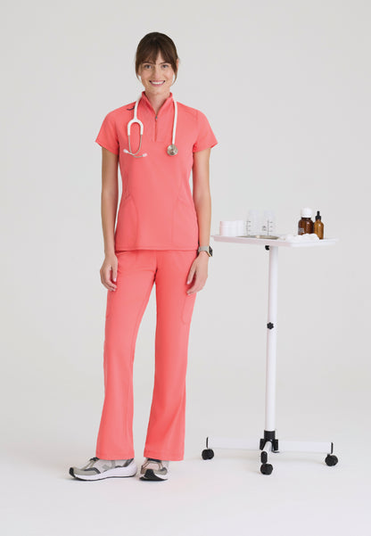 Kristi 7-Pocket Cargo Pant - Coral Bloom