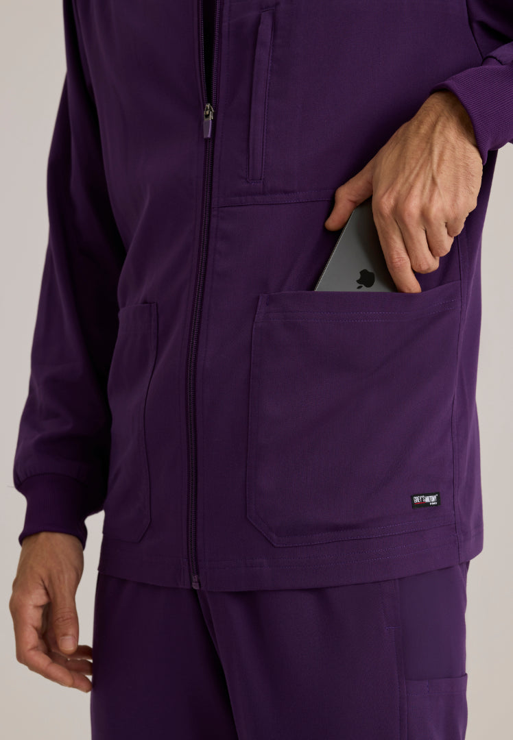 React 5-Pocket Warm-Up Jacket - Eggplant