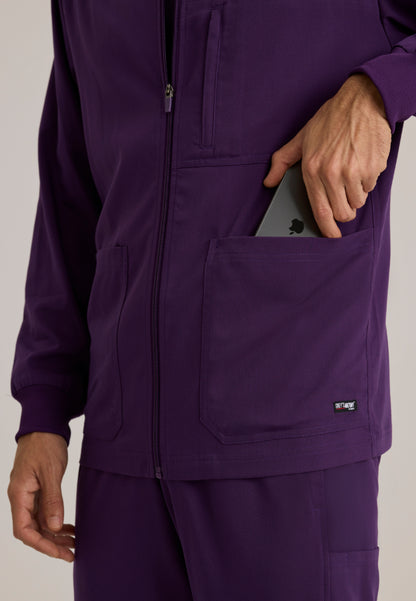 React 5-Pocket Warm-Up Jacket - Eggplant