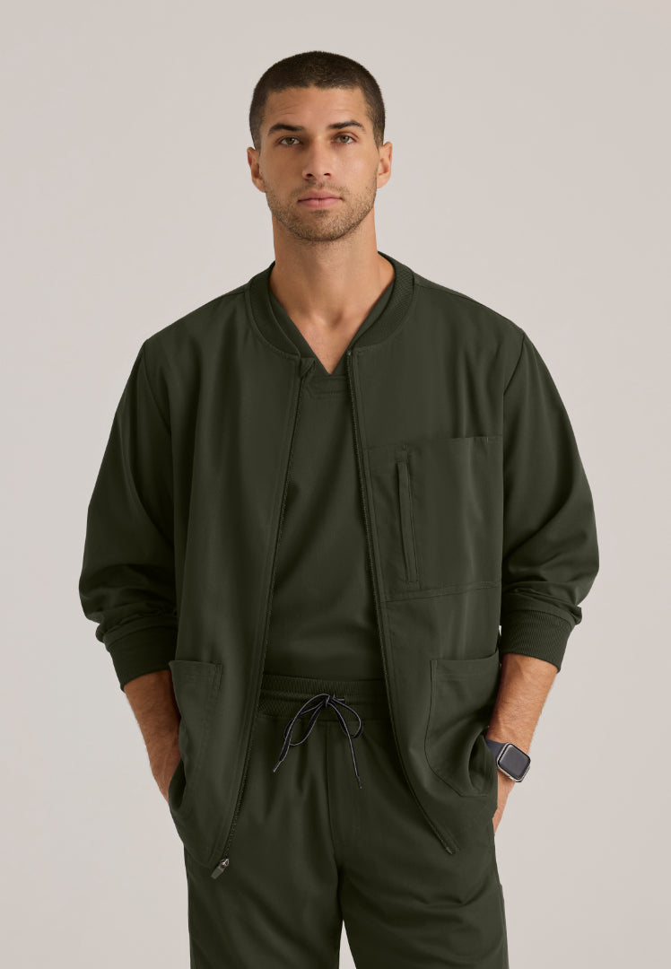 React 5-Pocket Warm-Up Jacket - Olive