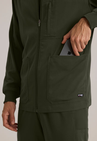 React 5-Pocket Warm-Up Jacket - Olive