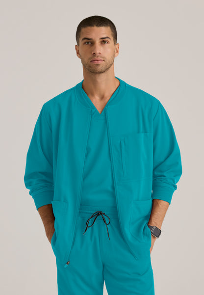React 5-Pocket Warm-Up Jacket - Teal