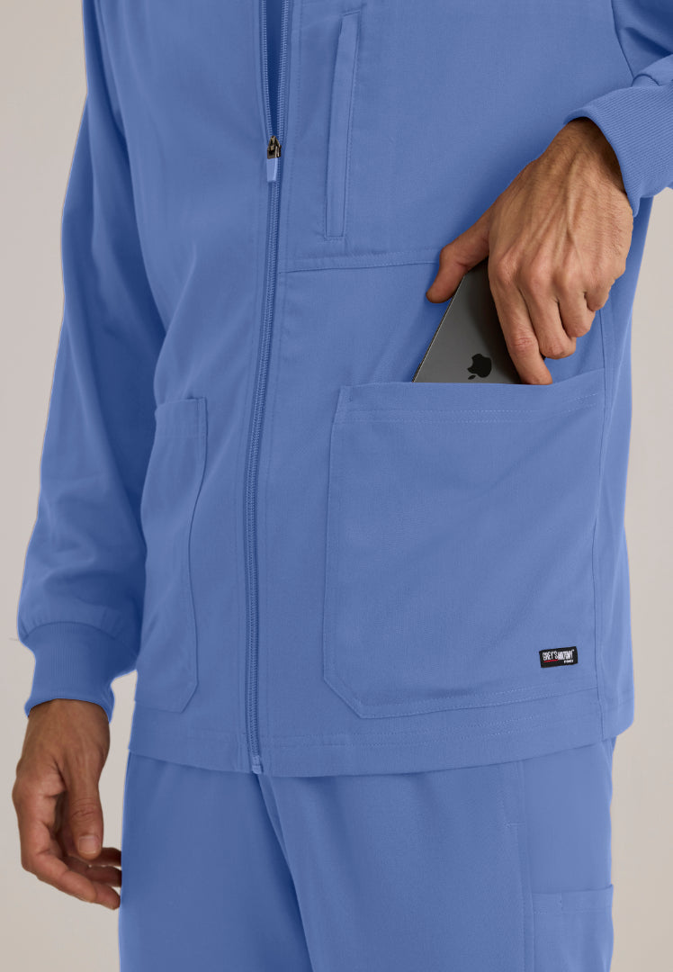 React 5-Pocket Warm-Up Jacket - Ciel