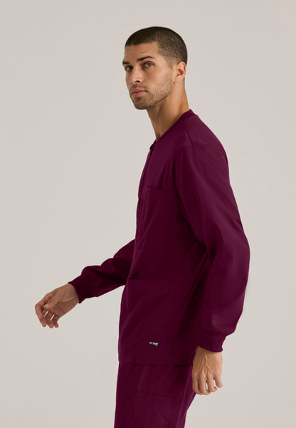 React 5-Pocket Warm-Up Jacket - Wine