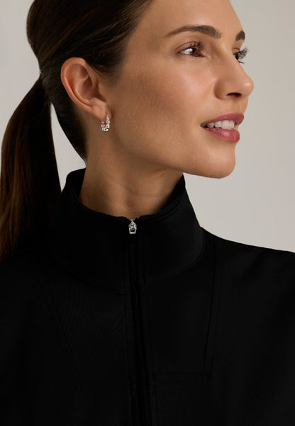 Ease 4-Pocket Warm-up Jacket - Black