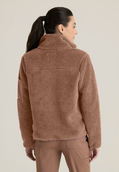 Carol 5-Pocket Sherpa Jacket - Brownstone
