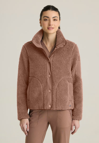 Carol 5-Pocket Sherpa Jacket - Brownstone