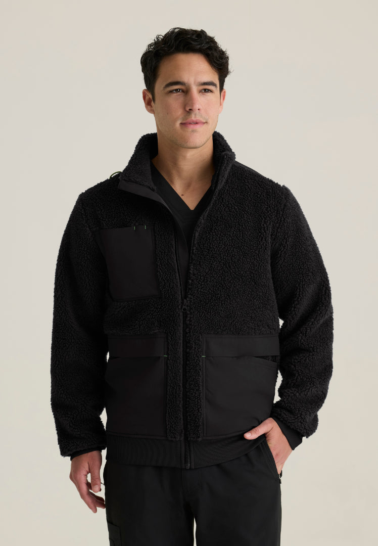 Randin 5-Pocket Sherpa Jacket - Black