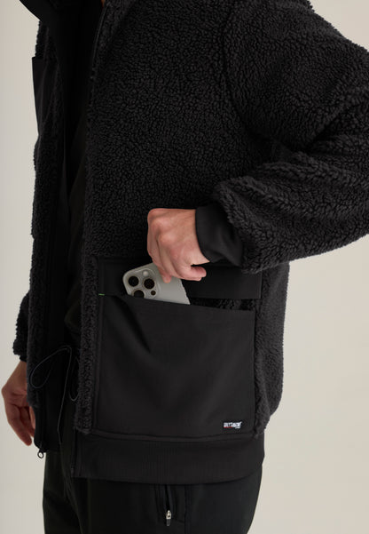 Randin 5-Pocket Sherpa Jacket - Black