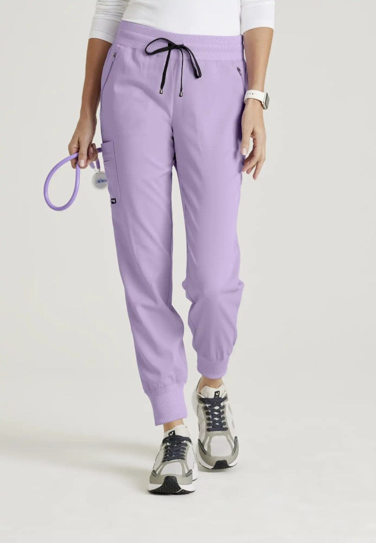 Grey's Anatomy™ Spandex Stretch Eden 5-Pocket Mid-Rise Jogger Scrub – The  Uniform Store