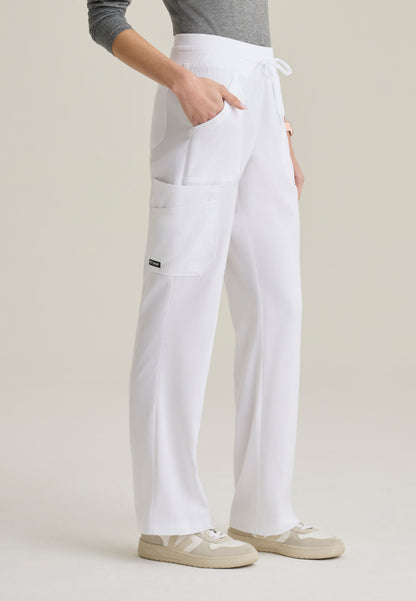 Kristi 7-Pocket Cargo Pant - White