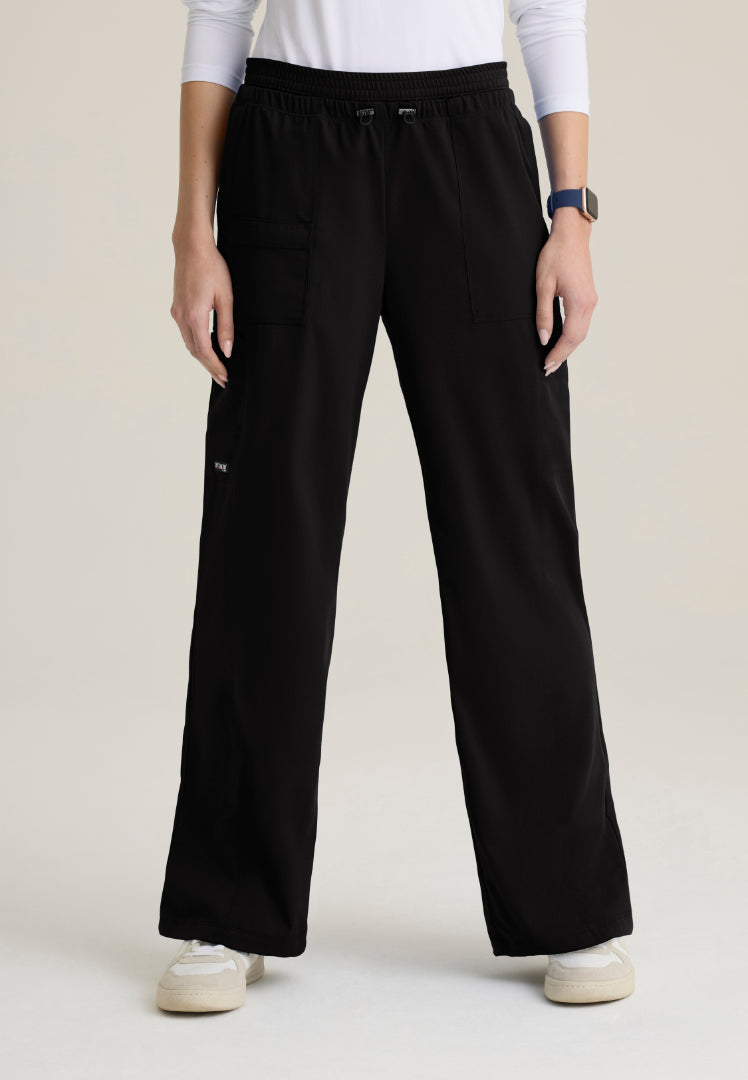 Nina 7-Pocket Wide Leg Pant - Black