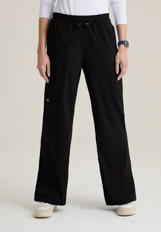 Nina 7-Pocket Wide Leg Pant - Black