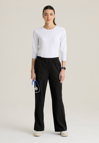 Nina 7-Pocket Wide Leg Pant - Black