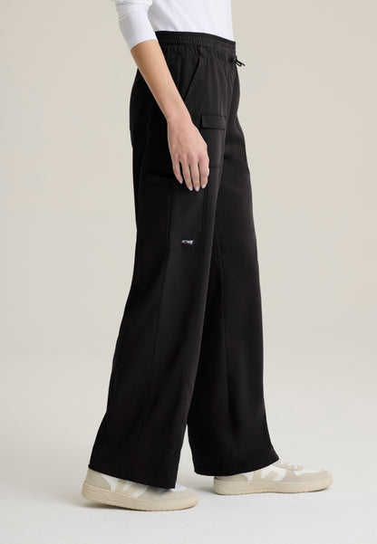 Nina 7-Pocket Wide Leg Pant - Black