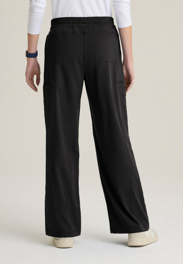 Nina 7-Pocket Wide Leg Pant - Black