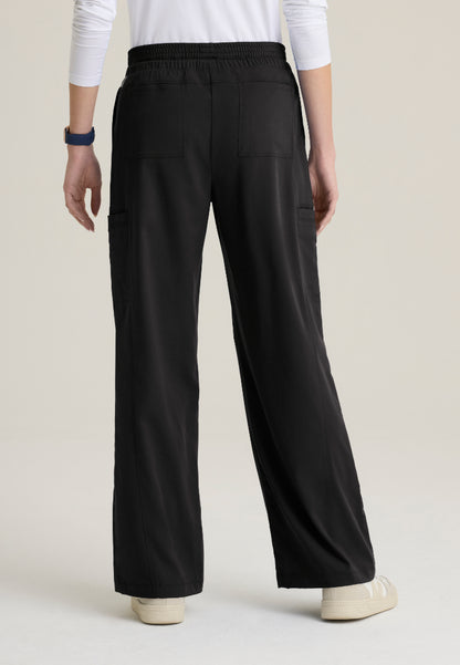 Nina 7-Pocket Wide Leg Pant - Black